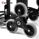 KARMAN OEM 6 WHEELS THREE-WHEEL STAIR CLIMBING HAND TROLLEY - BLACK - Like New