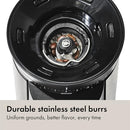 OXO BREW CONICAL BURR COFFEE GRINDER - SILVER - Like New