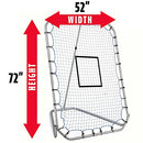 Franklin Sports Baseball Rebounder Net Baseball Pitchback Net + Throwing Trainer - Like New