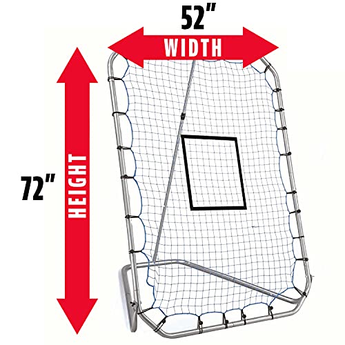 Franklin Sports Baseball Rebounder Net Baseball Pitchback Net + Throwing Trainer - Like New