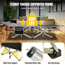YELLOW JACKET Folding Camping Cot for Adults (600LBS Max Load) - BLACK - Like New