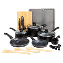 Ecolution Easy Clean Ceramic Nonstick Cookware Set, Dishwasher Safe Pots Pans - Like New