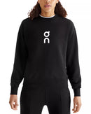 ON-RUNNING CLUB CREW SWEATSHIRT - SIZE: WOMEN L - BLACK - Brand New