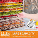 10 Trays Food Dehydrator All Stainless Steel Dehydrator Food Dryer B07L48SJJB - Brand New
