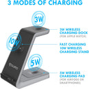 Aduro PowerUp Trinity Pro 3-in-1 Wireless Charging Station for Apple Products Like New