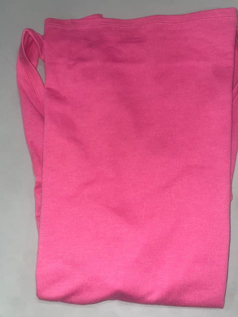 STUDIO 33 WOMEN'S SOLID SLEEVELESS RACERBACK TANK TOP - SIZE: WOMEN L - HOT PINK - Like New