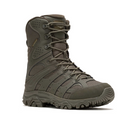MERRELL MEN'S MOAB 3 8" TACTICAL ZIP WATERPROOF BOOT - SIZE: 11.5 - DARK OLIVE - Like New