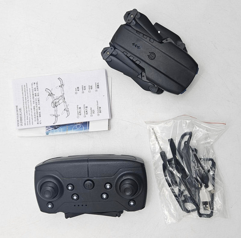 LGDSY Foldable Drone Beginners Mini Drone for Kids FPV RC Quadcopter - BLACK - Like New