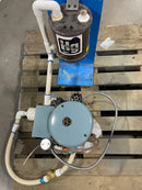 AIR TECHNIQUES VACSTAR VS40 DENTAL VACUUM PUMP 2HP 220 - LIGHT BLUE - Like New