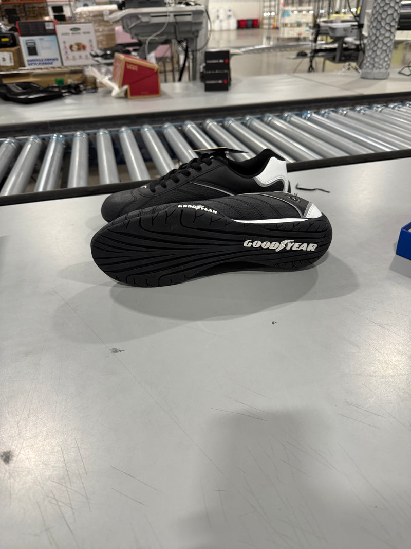 GOOD YEAR ORI-S DRIVING SHOES ATHLETIC AUTO RACING FOOTWEAR - 11 - BLACK/WHITE - Like New