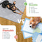 IMPROVIA REUSABLE PUPPY PAD WATERPROOF EXTRA-ABSORBENT WASHABLE 1 PACK 72x72 - Like New