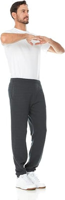 YACHT & SMITH 3 PACK OF MENS JOGGER SWEATPANTS - SIZE: MEN S - CHARCOAL GRAY - Like New