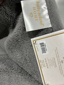 KATHY IRELAND BATH TOWEL 34IN X 65IN - PEBBLE GRAY - Like New