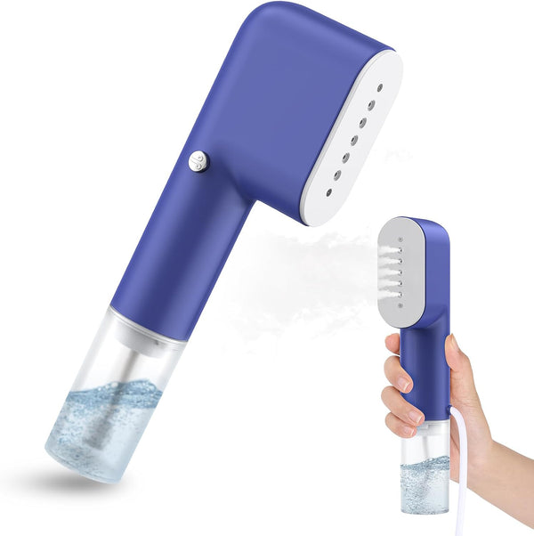 KEBNOR 800W Powerful Handheld Clothing Garment Steamer, 120V, Small, Blue Like New