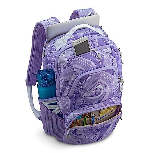 148031-A003 HIGH SIERRA SWOOP BACKPACK 17" LAPTOP 148031 A003 - MARBLE LAVENDER - Brand New