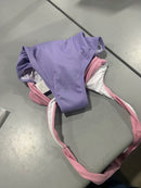 LIVE LIFE ON THE BEACH CUPSHE WONDER SLIM PURPLE PINK SWIMSUIT - XS PURPLE/PINK - Like New