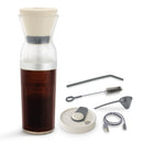 DASH BREW2GO PORTABLE COLD BREW SYSTEM DCBM10SGBCM4 - CREAM - CLEAR OFF WHITE - Like New