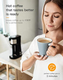 BOLY Single Serve Coffee Maker Brewer for K-Cup Pod & Ground Coffee BLACK/SILVER - Like New