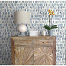 RoomMates Blue Watercolor Fountain Peel and Stick Wallpaper - Brand New
