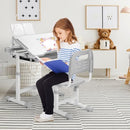 Rengue Kids Desk and Chair Set Height Adjustable School Study Desk and Chair - Like New