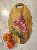Wooden Cutting/Serving Board (Oval) - Brand New