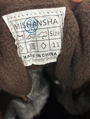 MISHANSHA INSULATED SNOW DUCK BOOTS - SIZE: MEN 11 - BROWN/BLACK - Like New