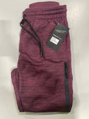 LOGAN AND MARTIN SPORT NYC SPORT JOGGER SWEATPANTS - SIZE: MEN L - WINE HEATHER - Like New