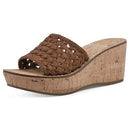 W35297 WHITE MOUNTAIN WOMEN'S CHARGES WOVEN Sandal Tan Size 10 - Like New