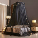 VETHIN Princess Bed Canopy for Girls, CurtaB09NLLWDHP-NEW - Double Black-2 - Brand New