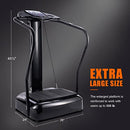ZELUS 2000W WHOLE BODY VIBRATION PLATFORM EXERCISE MACHINE MP3 180 Speed - Black - Like New