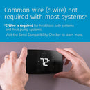 Emerson Sensi Lite Smart Thermostat Data Privacy Programmable Wi-Fi ST25 - Black - Like New