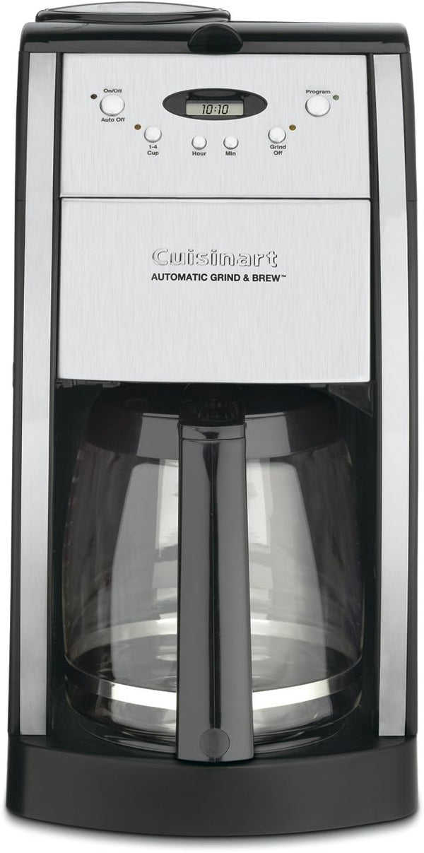 Cuisinart DGB-550BKP1 Automatic Coffeemaker Grind & Brew, - Scratch & Dent