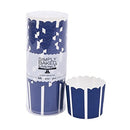 Simply Baked Large Paper Baking Cup, 550-Pack, Navy/White Vertical Stripes - Brand New