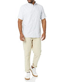 AEM20186FW22 AMAZON ESSENTIALS MEN'S SLIM-FIT OXFORD SHIRT POCKET MEN'S L - Brand New
