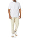 AEM20186FW22 AMAZON ESSENTIALS MEN'S SLIM-FIT OXFORD SHIRT POCKET MEN'S L - Brand New