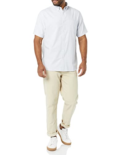 AEM20186FW22 AMAZON ESSENTIALS MEN'S SLIM-FIT OXFORD SHIRT POCKET MEN'S L - Brand New