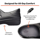 205384 CROCS WOMEN'S NERIA PRO II WORK CLOGS, SIZE 11, BLACK - Brand New