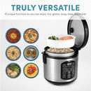 AROMA PROFESSIONAL DIGITAL RICE COOKER, MULTICOOKER, 4-CUP (UNCOOKED)/8-CUP - Like New