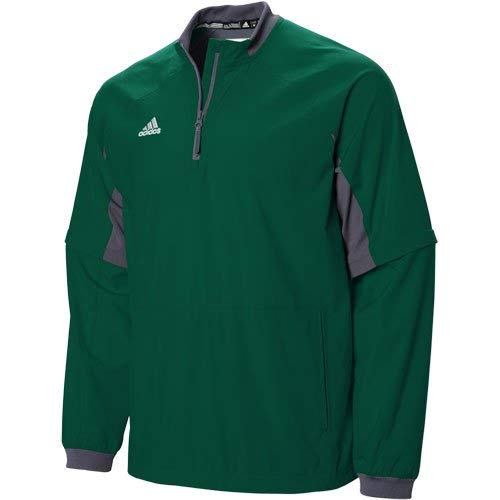 6784 ADIDAS MENS FIELDER S CONVERTIBLE JACKET GREEN ONYX GREY M - Like New