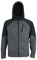 SPYDER MEN'S MENDOZA FULL ZIP SOFTSHELL POLAR/BLACK SIZE MEN L - Brand New