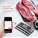 DEWJOM WIRELESS SMART MEAT THERMOMETE - GRAY-DUAL PROBE - Like New