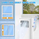 Coolblus Portable Air Conditioner up to 360 Sq Ft PAC-A019J-05KR - White - Like New