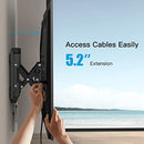 Pipishell Advanced Tilt TV Wall Mount Extentable for Most 50-90 inch TVs - Black - Brand New