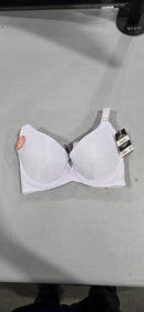 ANGELINA WOMENS WIRED PADDED T-SHIRT BRA - SIZE: WOMEN 32B - WHITE - Like New