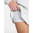 NO BOUNDARIES FLEECE DRAWSTRING SKORT, WOMEN’S SIZES SMALL 4-6 - GRAY - Brand New