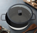 JASON WU 12" Cast Aluminum 5-Layer Nonstick Everything Pan - WHITE - Like New