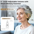 NVBOTY OTC HEARING AID RECHARGEABLE 25+ HOUR BATTERY LIFE K06 - BLACK - Like New
