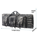 GENERICS GUN BAGS DOUBLE GUN CASE TACTICAL RIFLE BAG MAGAZINE POUCH 38" -CAMO - Like New