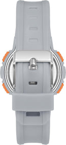 ARMITRON SPORT WOMEN'S DIGITAL CHRONOGRAPH RESIN STRAP WATCH - GRAY ORANGE - Like New