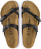BIRKENSTOCK MAYARI BIRKO-FLOR SANDALS - SIZE: MEN 10 (AU/UK M9) - BLACK - Like New